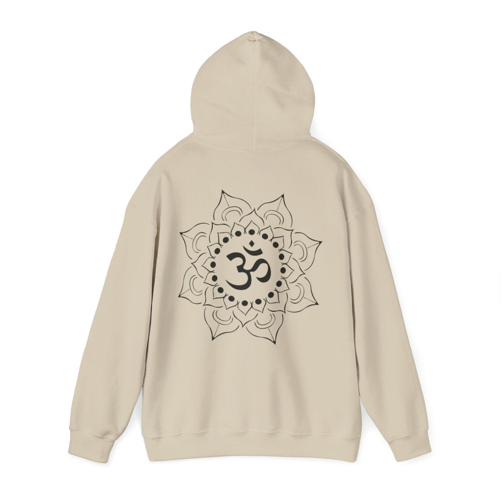 Lotus-Mandala-Hoodie mit Om-Symbol – Spirituelles Yoga-Sweatshirt ESTID Ansicht 15 – Hoodie – ESTID