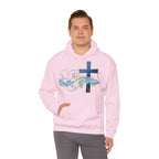 Gott liebt seine Kinder Kapuzenpullover – Cross Hoodie mit handschriftlicher Botschaft