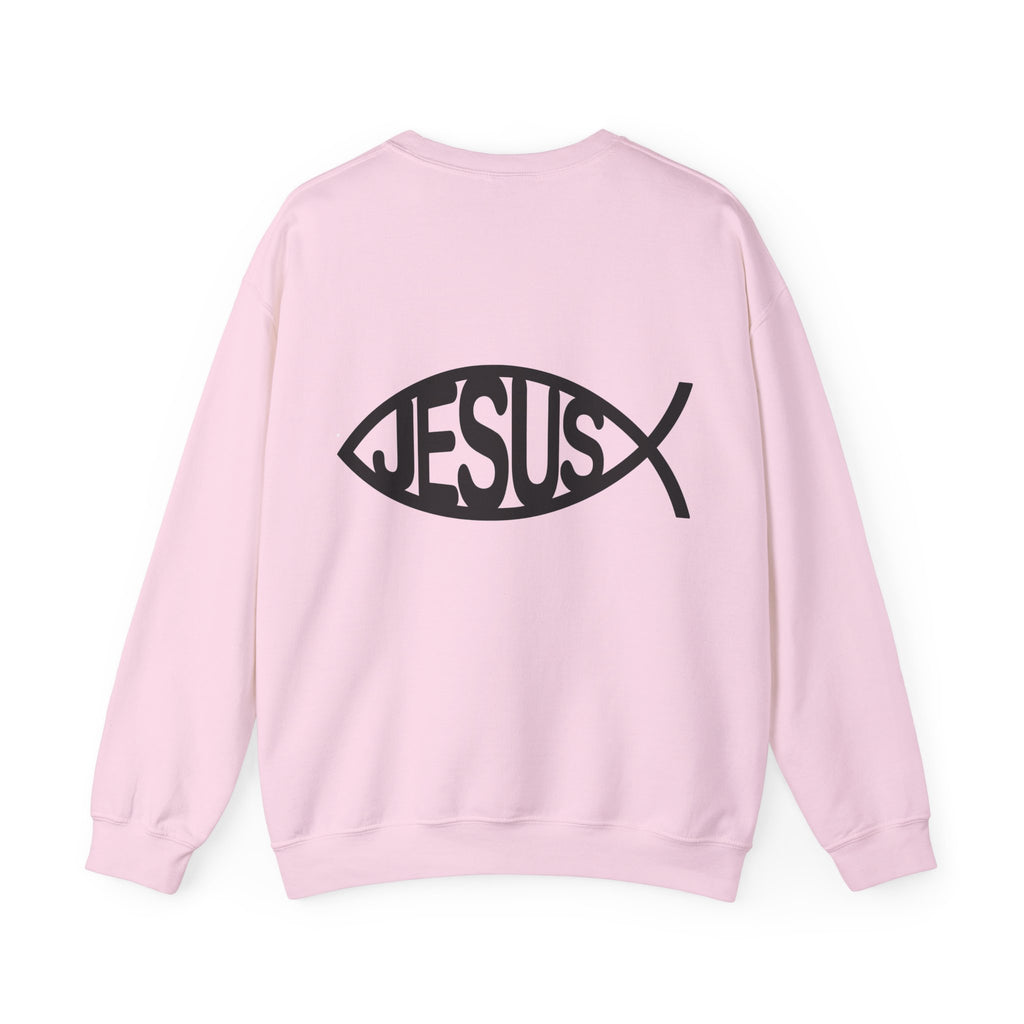 Unisex Heavy Blend Sweatshirt mit Psalm 23 & markantem Backprint ESTID Ansicht 14 – Sweatshirt – ESTID