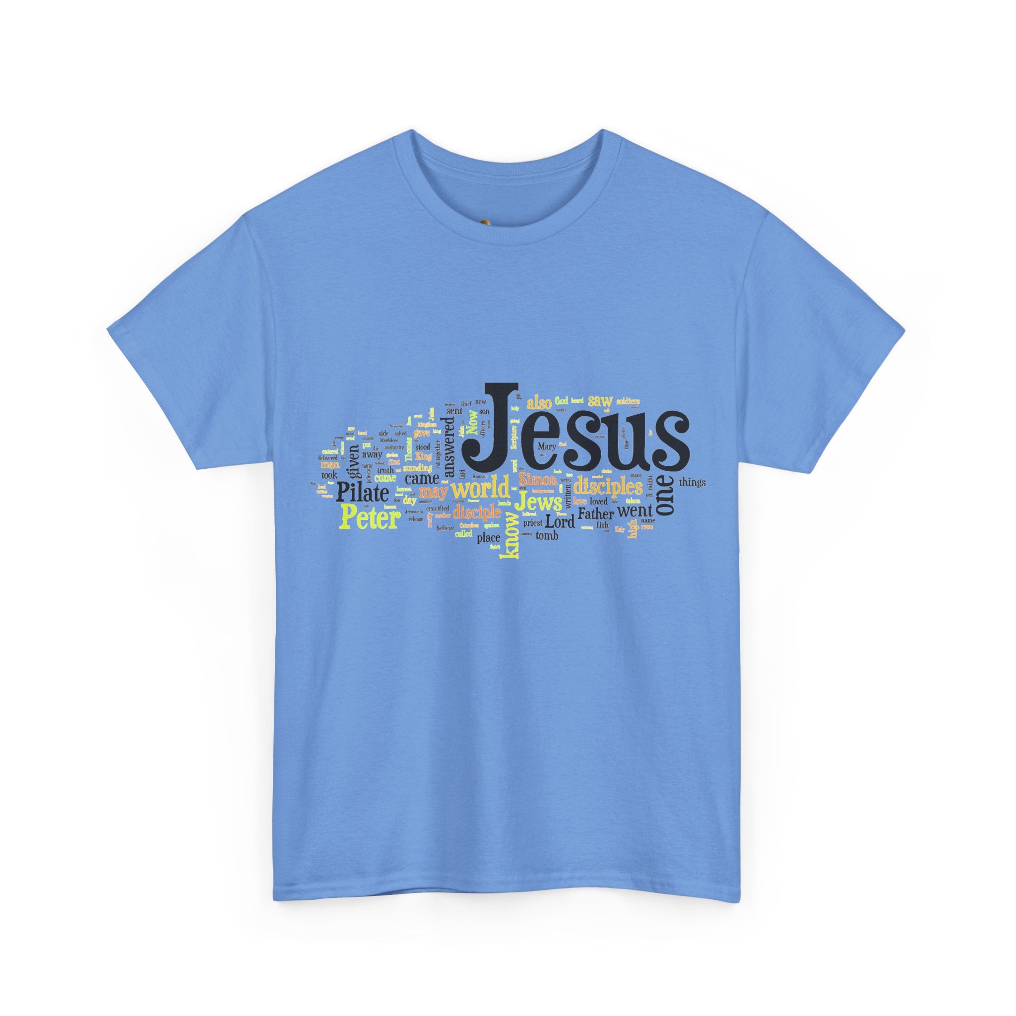 ESTID Unisex Shirt | Jesus Fisch Bibel Wortwolke Ansicht 21 – T-Shirt – ESTID