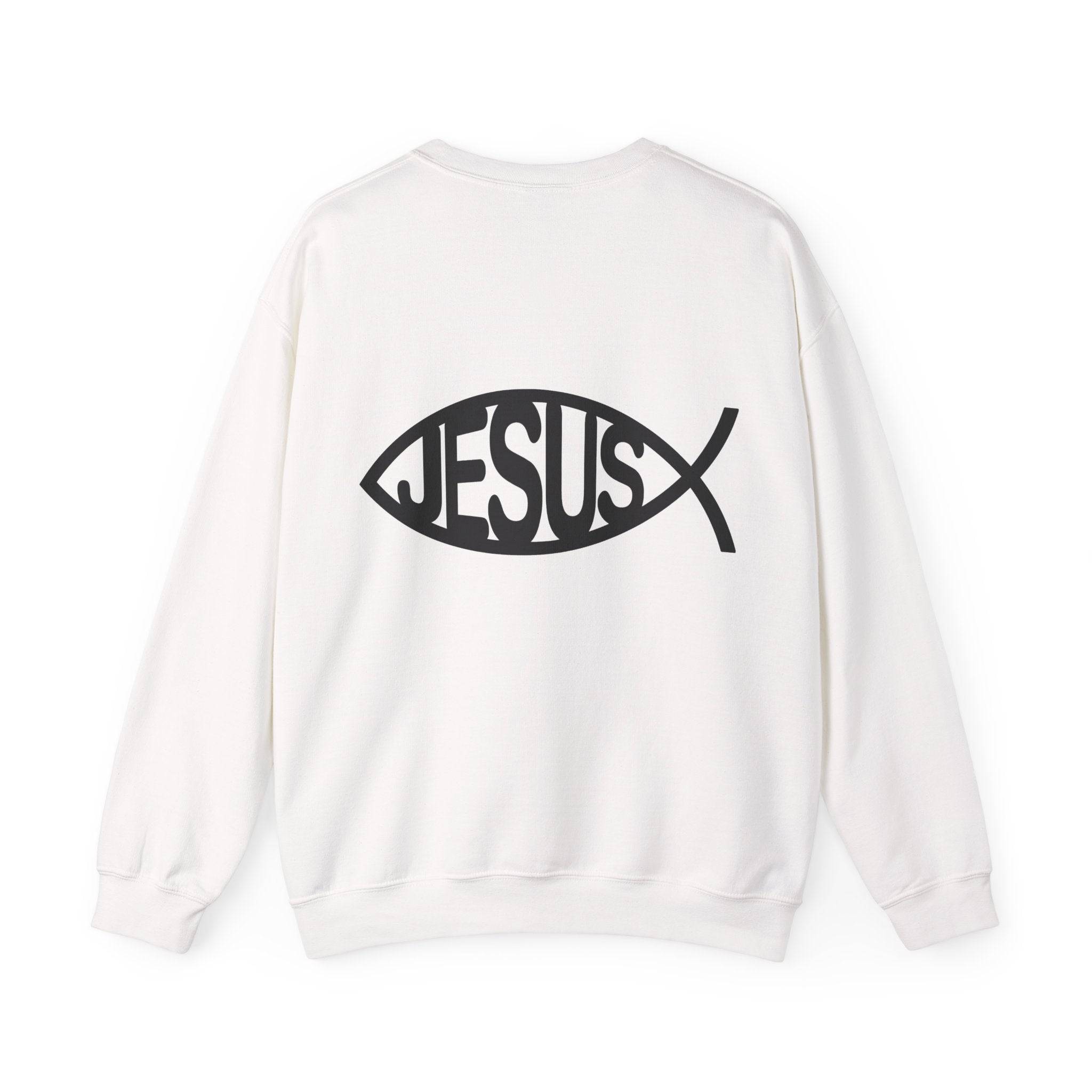 Unisex Heavy Blend Sweatshirt mit Psalm 23 & markantem Backprint ESTID Ansicht 8 – Sweatshirt – ESTID