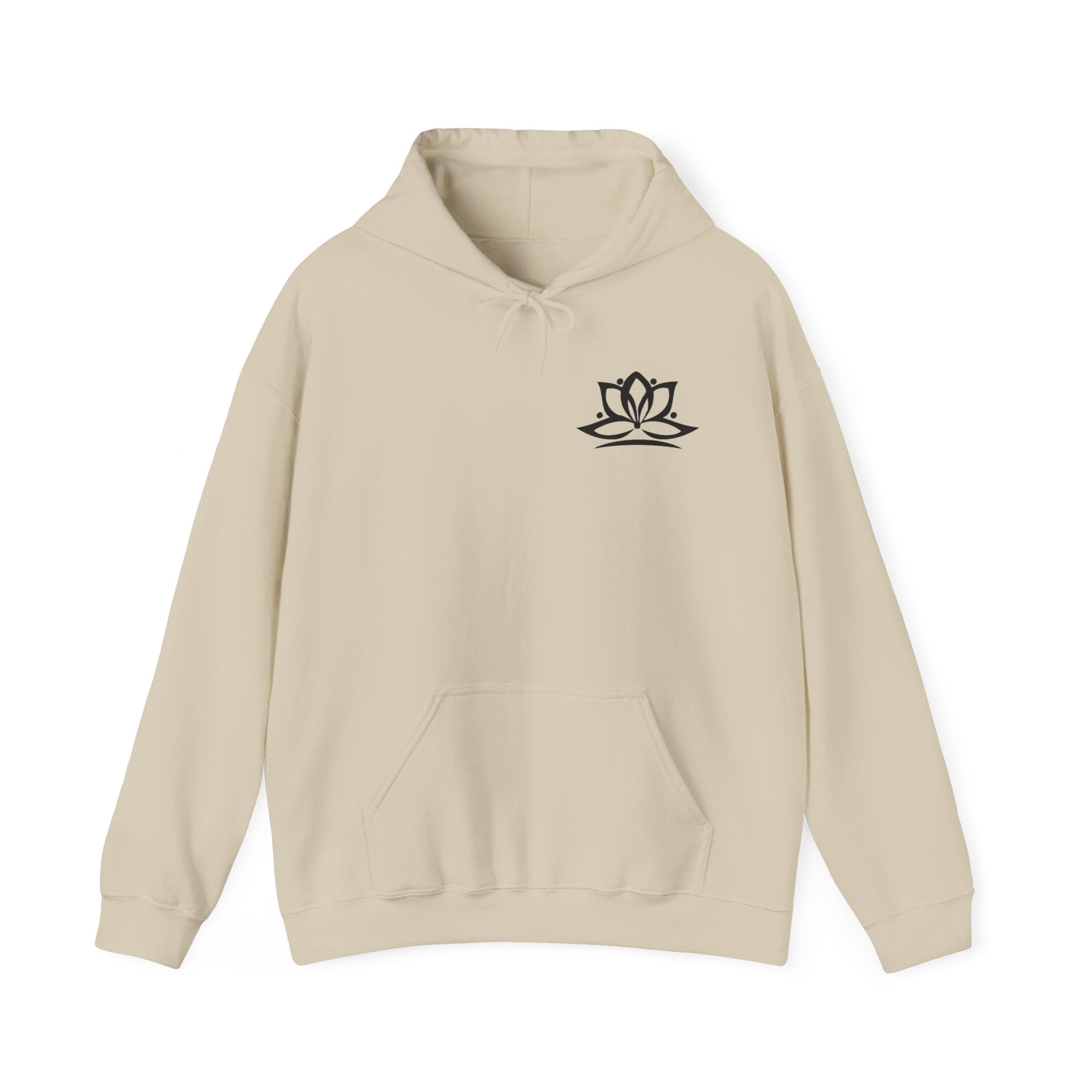 Lotus-Mandala-Hoodie mit Om-Symbol – Spirituelles Yoga-Sweatshirt ESTID Ansicht 16 – Hoodie – ESTID