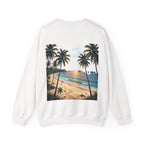 Tropical Palm Sunset Sweatshirt – Beach Vacation Crewneck