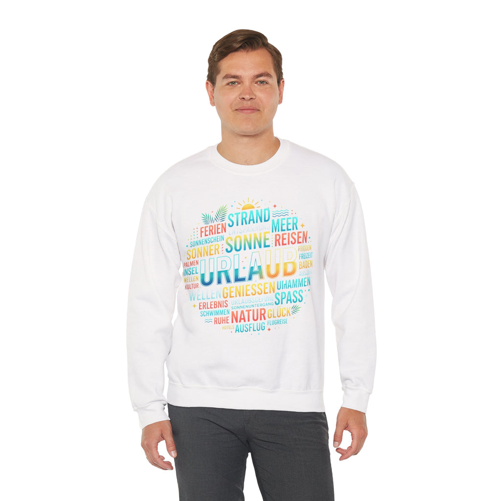 Tropical Palm Sunset Sweatshirt – Beach Vacation Crewneck