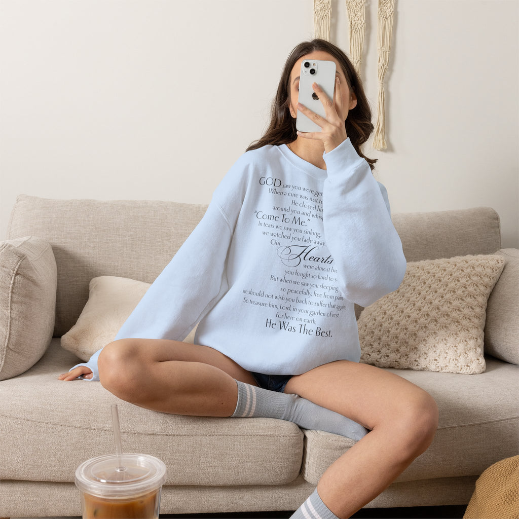 ESTID Damen Pullover | „God Saw You Were Getting Tired“ Spruch-Print Ansicht 5 – Sweatshirt – ESTID