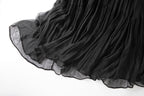 Damen Seidenkleid mit Puffärmeln | Luftsüßes Boho Maxikleid Ansicht 26 – Kleid – ESTID