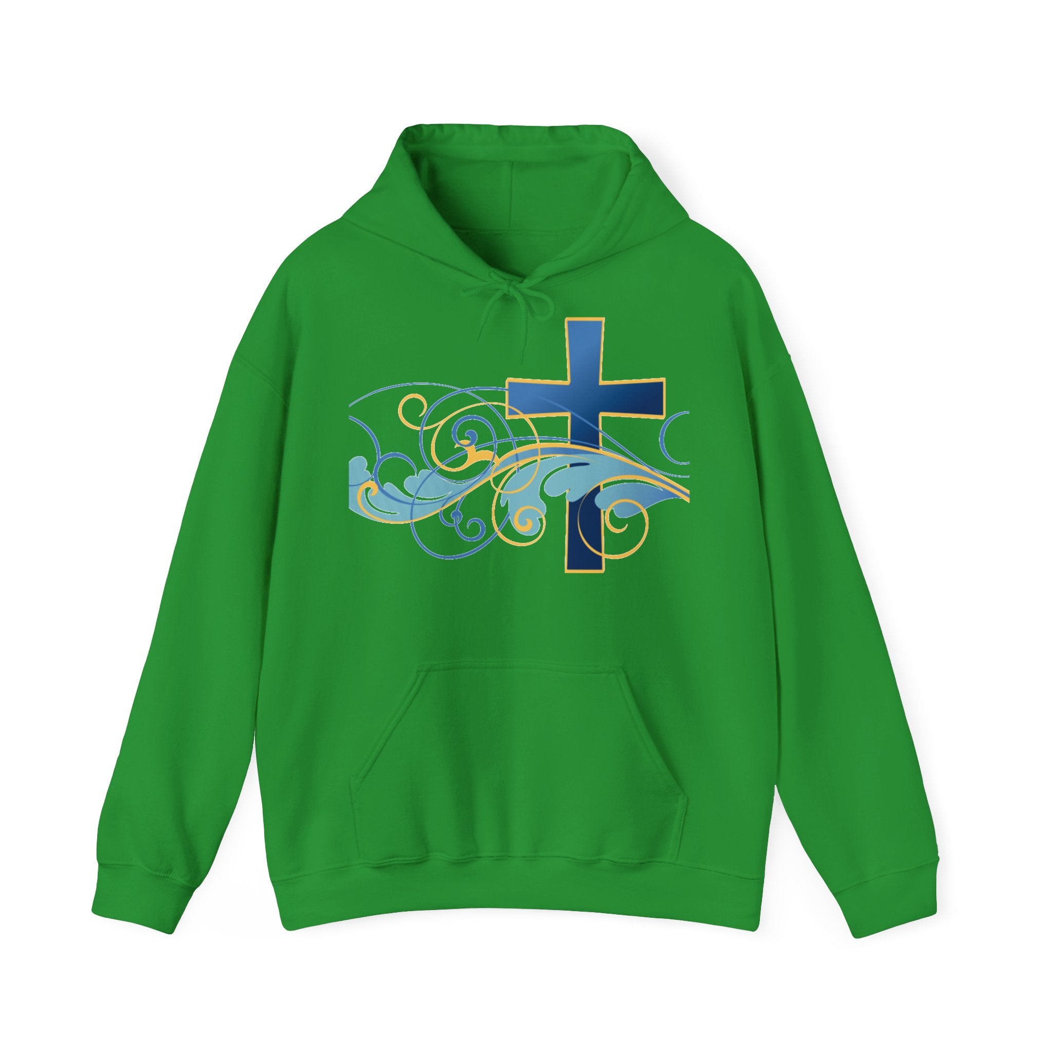 Gott liebt seine Kinder Kapuzenpullover – Cross Hoodie mit handschriftlicher Botschaft Ansicht 10 – Hoodie – ESTID