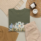 Faith Over Fear T-Shirt – „Glaube statt Angst“ Christian Cross Tee