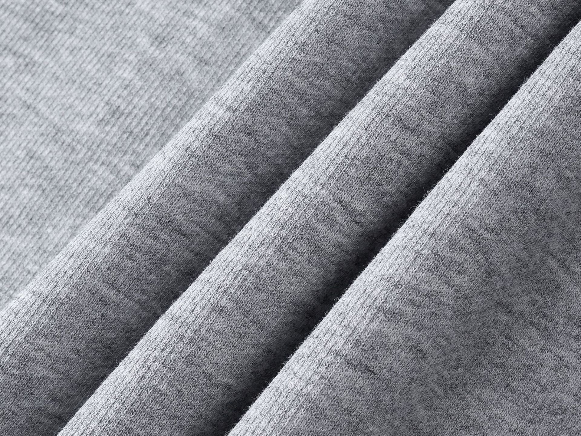 Minimalistischer Herren Rundhals-Pullover in Oversized Optik | Grau & Schwarz Ansicht 13 – pullover – ESTID