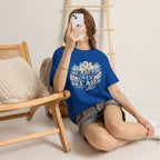 Faith Over Fear T-Shirt – Inspirierendes christliches Shirt mit Kreuz & Wolken