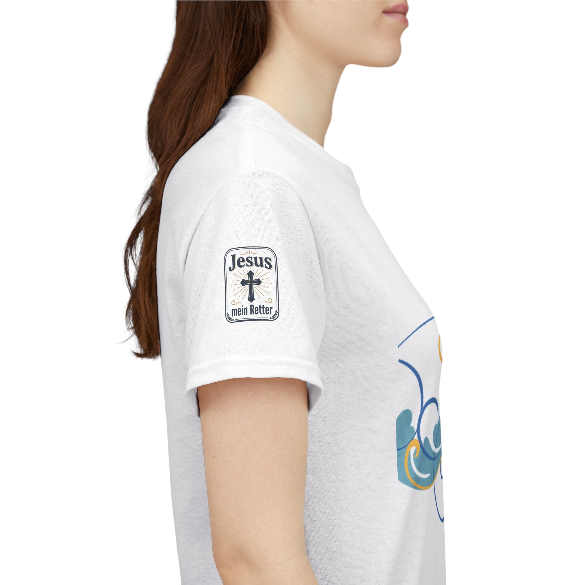 ESTID „Jesus mein Retter“ Unisex T-Shirt Ansicht 6 – T-Shirt – ESTID