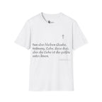 Minimalistisches Unisex T-Shirt mit ausdrucksstarkem Backprint ESTID Ansicht 6 – T-Shirt – ESTID