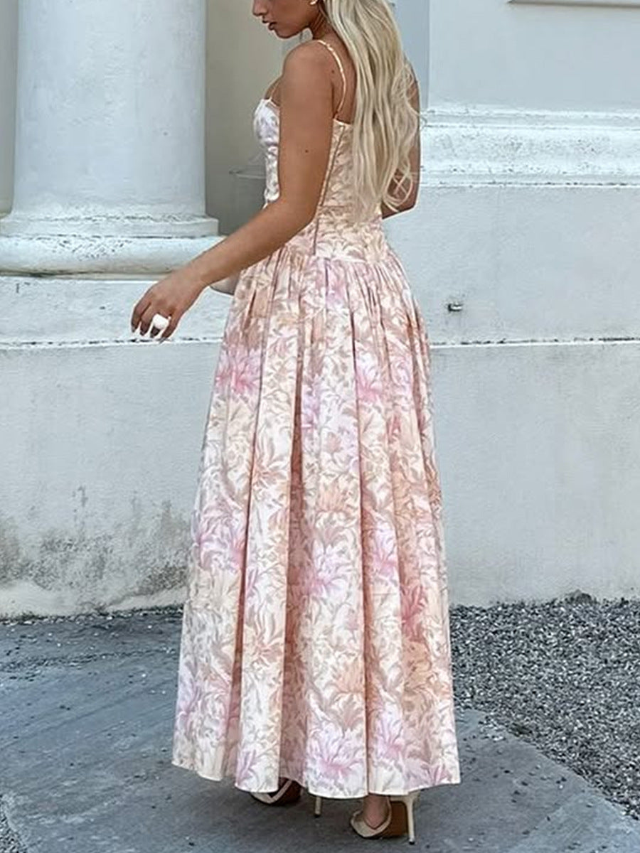 ESTID Damen Maxikleid „Flora Romance“ – Elegantes Corsagenkleid mit floralem Print Ansicht 16 – maxikleid – ESTID