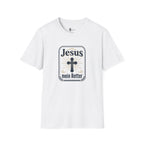 Unisex T-Shirt mit Aufschrift "Jesus mein Retter" ESTID Ansicht 3 – T-Shirt – ESTID
