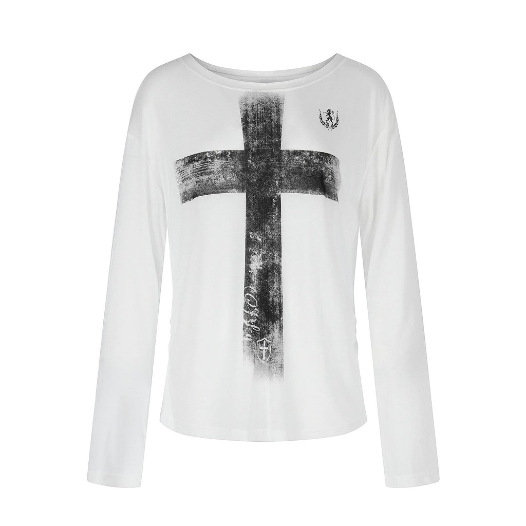 Damen Print Longsleeve | Urban Gothic & Grunge Shirt – T-Shirt – ESTID