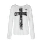 Damen Print Longsleeve | Urban Gothic & Grunge Shirt – T-Shirt – ESTID