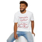 T-Shirt — „Lasst uns bedenken, lasst uns reflektieren“ Inspirierendes christliches Scripture-Shirt Ansicht 11 – T-Shirt – ESTID