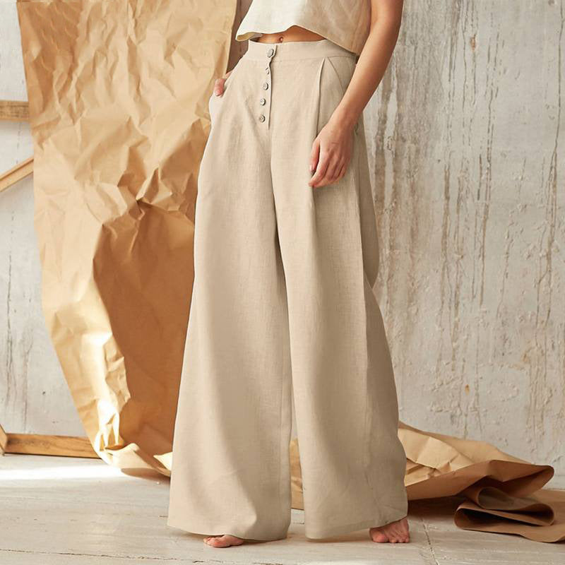 Elegante Wide-Leg Stoffhose Ansicht 9 – hosen – ESTID