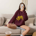 Damen Oversized Pullover mit Statement-Print Ansicht 4 – Sweatshirt – ESTID