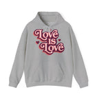 Love Is Love Hoodie – Retro Herz Pride Kapuzenpullover Ansicht 11 – Hoodie – ESTID