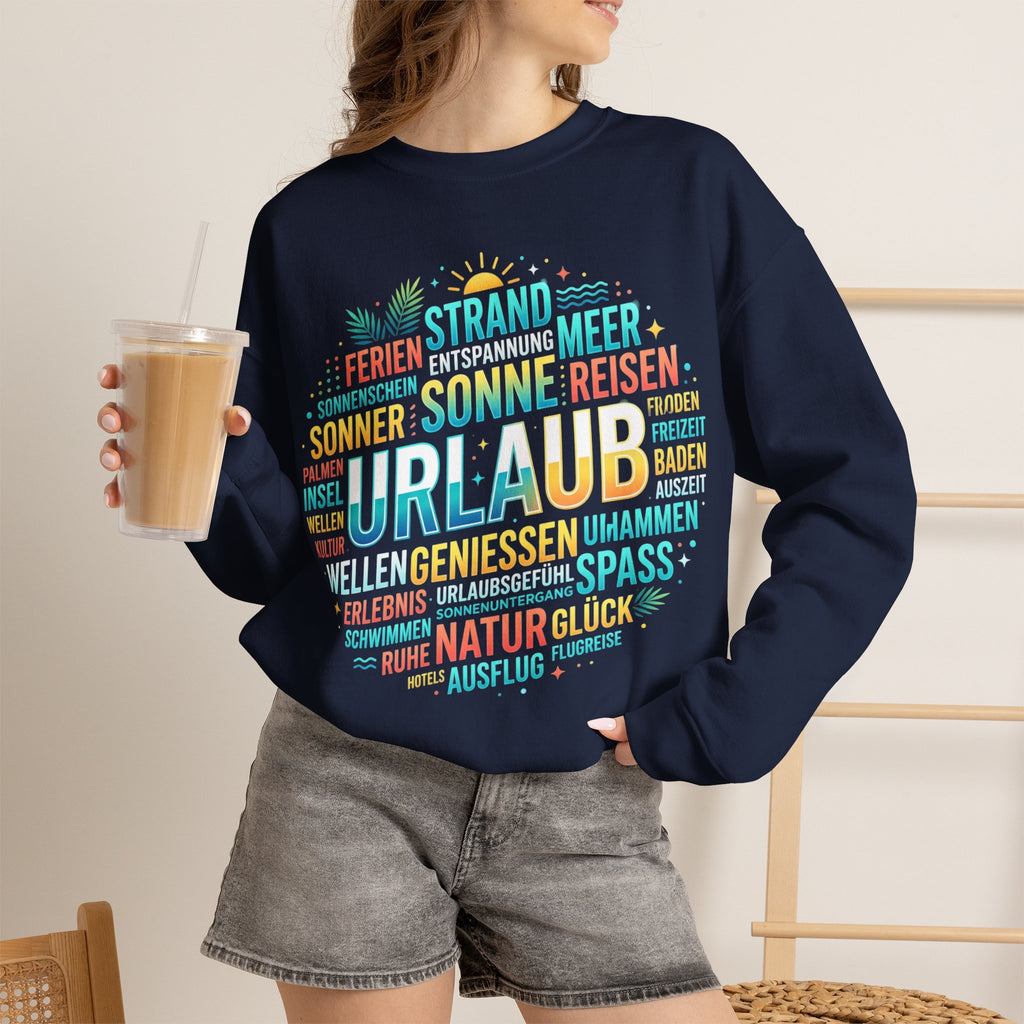 Tropical Palm Sunset Sweatshirt – Beach Vacation Crewneck