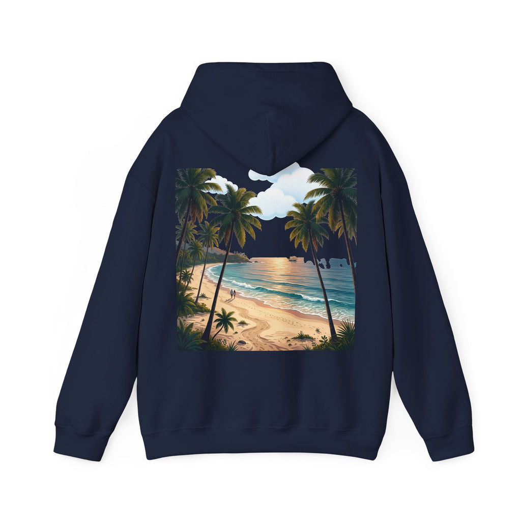 Urlaub Hoodie – Tropischer Palm Sunset Kapuzenpullover