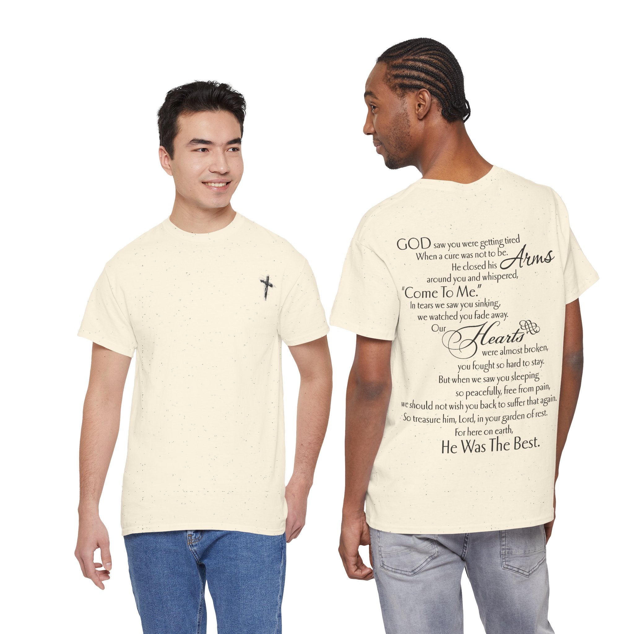 ESTID „God Saw You Were Getting Tired“ Unisex T-Shirt Ansicht 6 – T-Shirt – ESTID