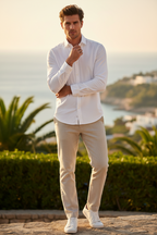 Nachhaltiges Herren Oxford Hemd Langarm | ESTID Premium Cotton