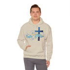 Gott liebt seine Kinder Kapuzenpullover – Cross Hoodie mit handschriftlicher Botschaft Ansicht 30 – Hoodie – ESTID