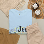 ESTID Unisex Shirt | Jesus Fisch Bibel Wortwolke Ansicht 45 – T-Shirt – ESTID
