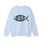 Unisex Heavy Blend Sweatshirt mit Psalm 23 & markantem Backprint ESTID Ansicht 12 – Sweatshirt – ESTID