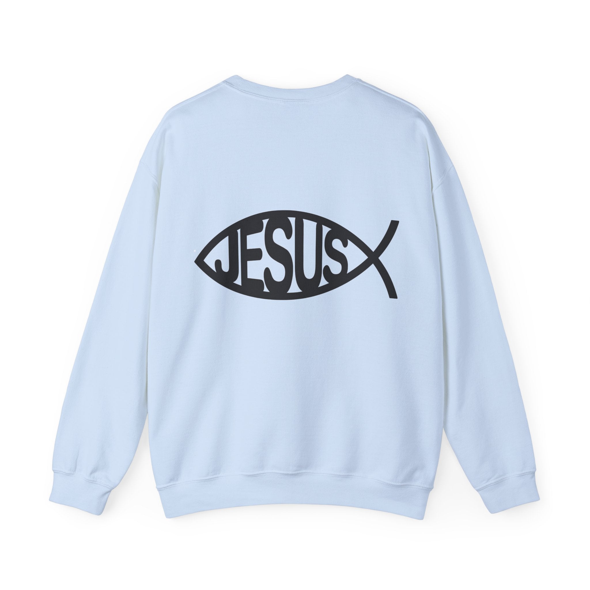 Unisex Heavy Blend Sweatshirt mit Psalm 23 & markantem Backprint ESTID Ansicht 12 – Sweatshirt – ESTID