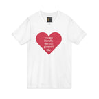 ESTID Damen Bio-Cotton Shirt | V-Ausschnitt mit Herz & Spruch-Print Ansicht 3 – V-neck – ESTID