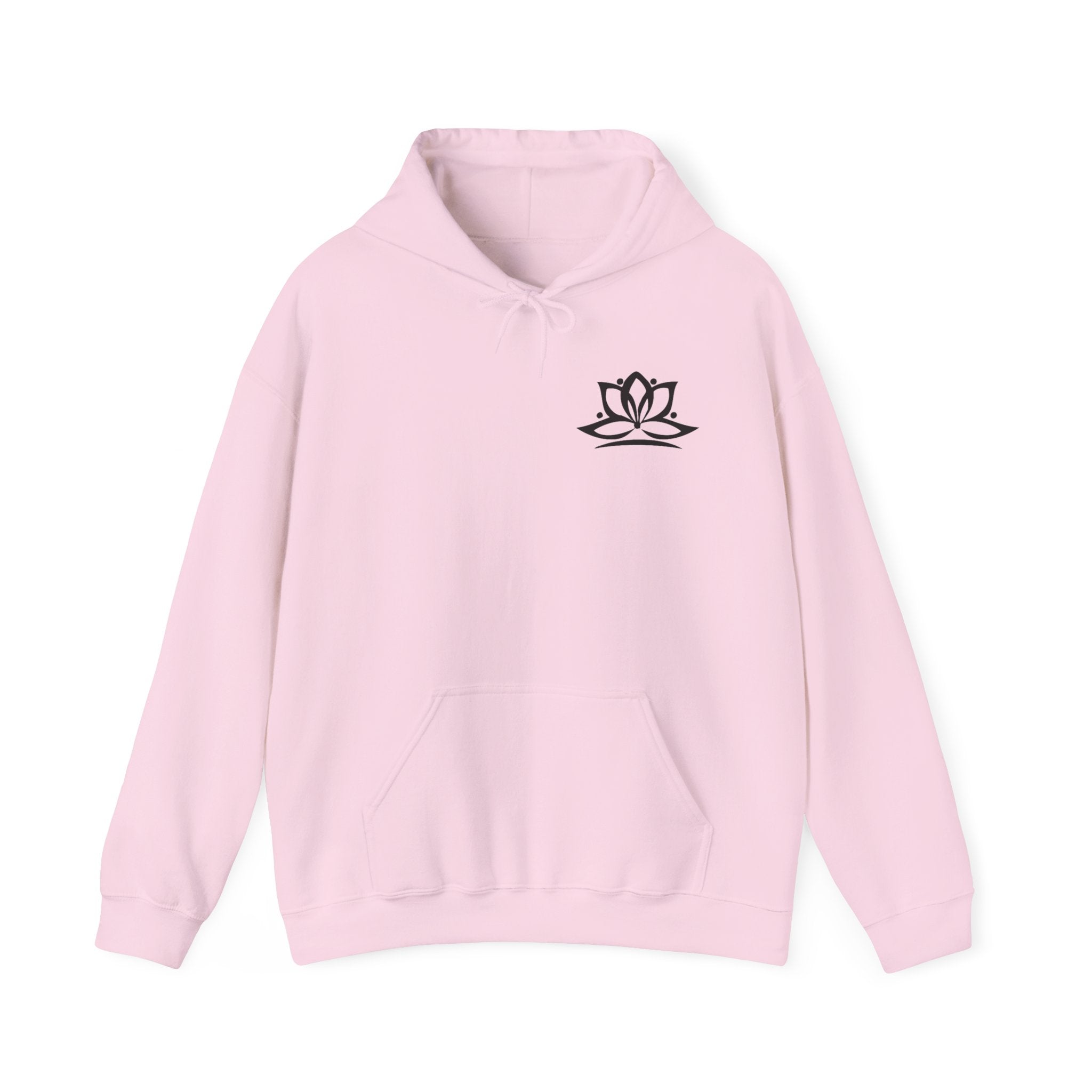 Lotus-Mandala-Hoodie mit Om-Symbol – Spirituelles Yoga-Sweatshirt ESTID Ansicht 12 – Hoodie – ESTID