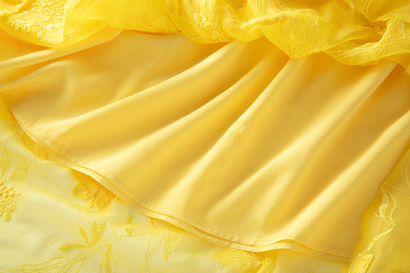 Eleganter Chiffon-Maxirock mit Schmetterlingen | Seiden-Look Ansicht 9 – Rock – ESTID