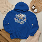 Faith Over Fear Hoodie – Jesus Kreuz Kapuzenpullover | Christliches Sweatshirt