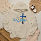Gott liebt seine Kinder Kapuzenpullover – Cross Hoodie mit handschriftlicher Botschaft Ansicht 28 – Hoodie – ESTID