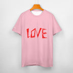 Damen T-Shirt aus reiner Baumwolle mit „LOVE“ Ansicht 18 – T-SHIRT – ESTID