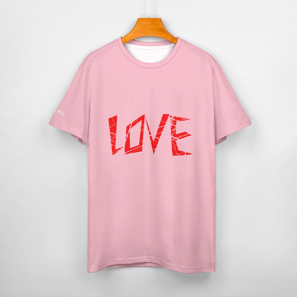 Damen T-Shirt aus reiner Baumwolle mit „LOVE“ Ansicht 18 – T-SHIRT – ESTID