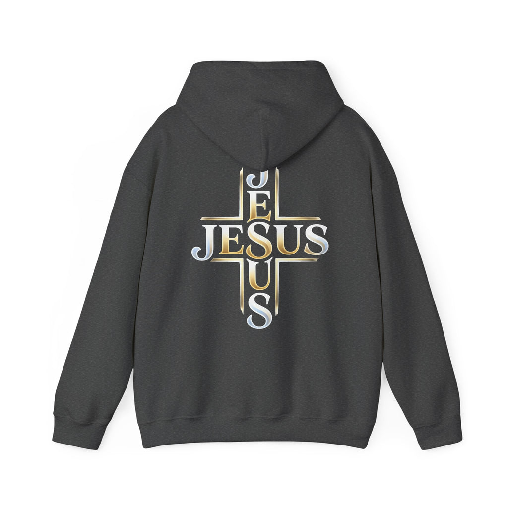 Faith Over Fear Hoodie – Jesus Kreuz Kapuzenpullover | Christliches Sweatshirt