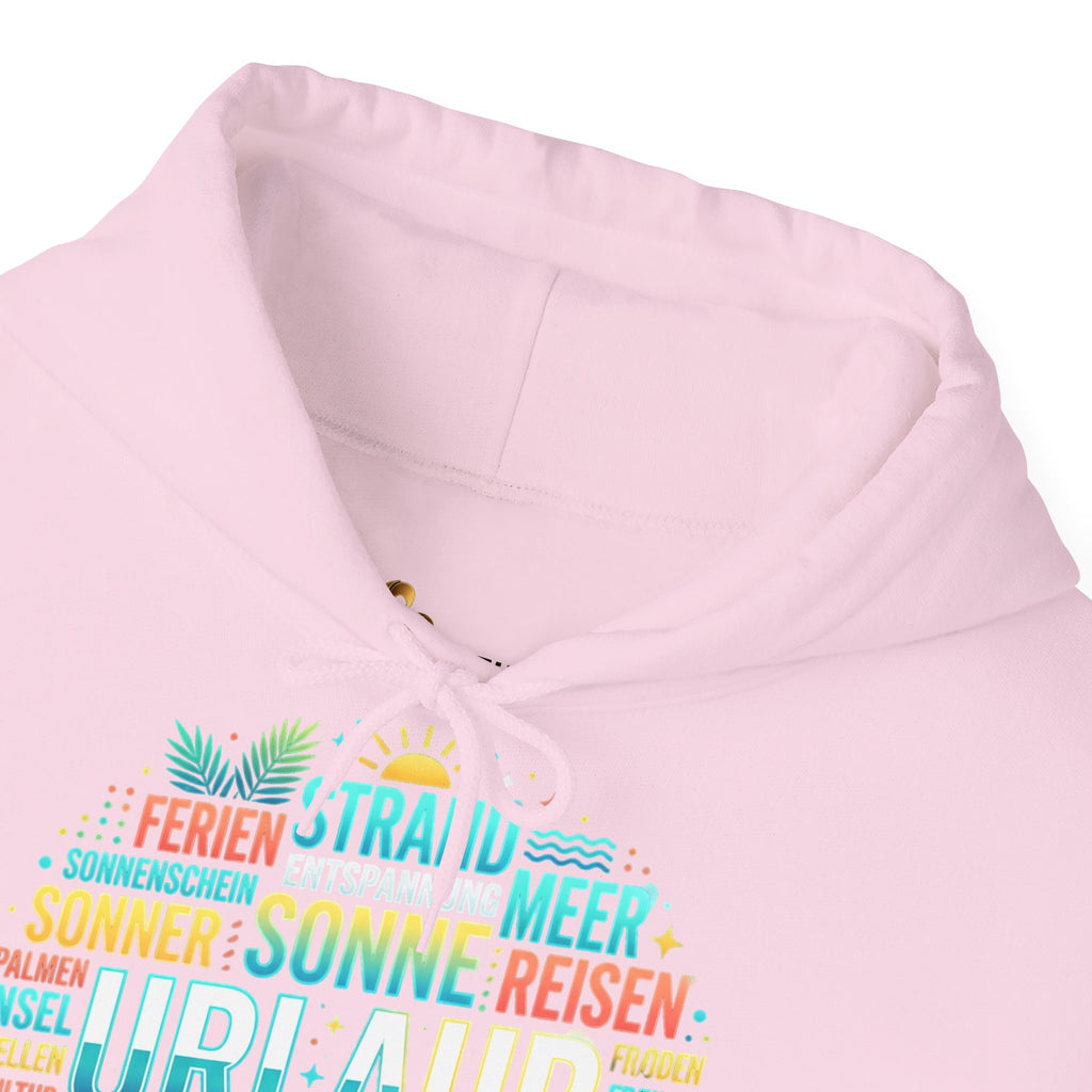 Urlaub Hoodie – Tropischer Palm Sunset Kapuzenpullover