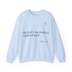 Unisex Heavy Blend Sweatshirt mit Psalm 23 & markantem Backprint ESTID Ansicht 6 – Sweatshirt – ESTID