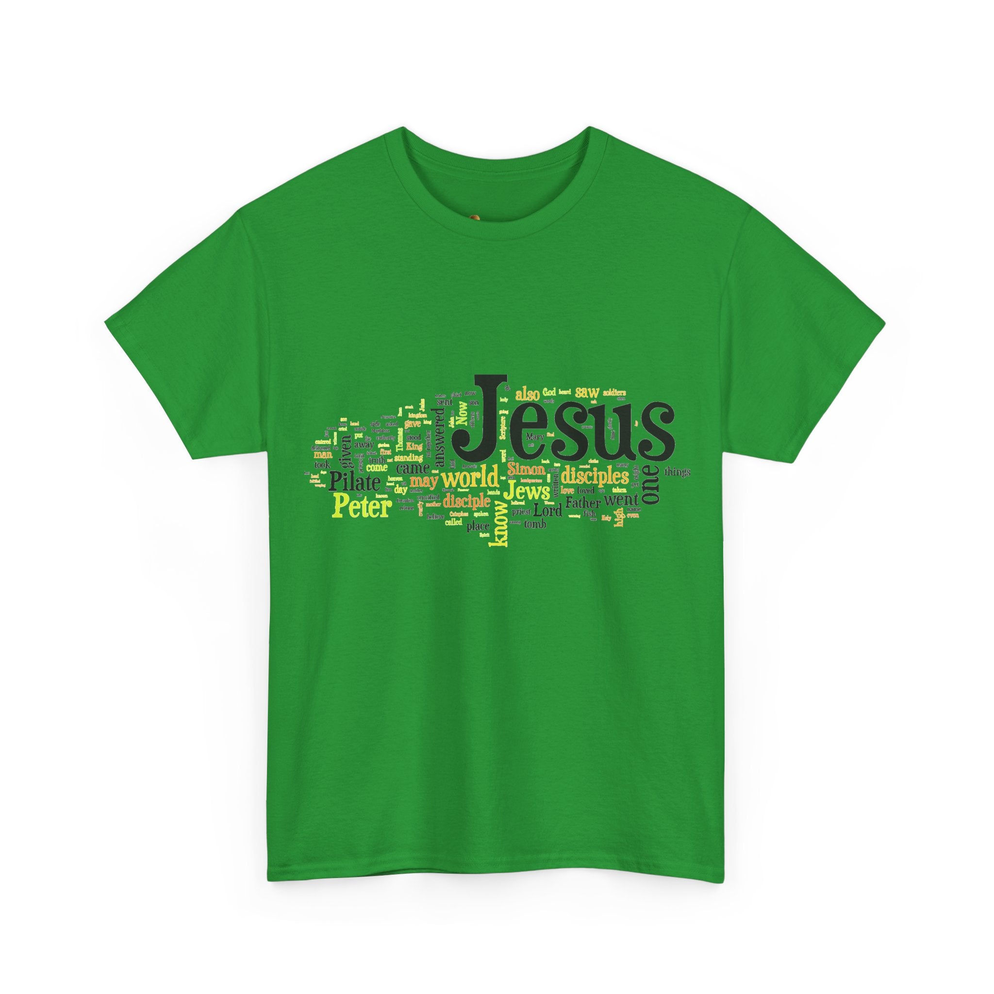 ESTID Unisex Shirt | Jesus Fisch Bibel Wortwolke Ansicht 19 – T-Shirt – ESTID
