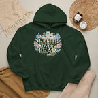 Faith Over Fear Hoodie – Jesus Kreuz Kapuzenpullover | Christliches Sweatshirt