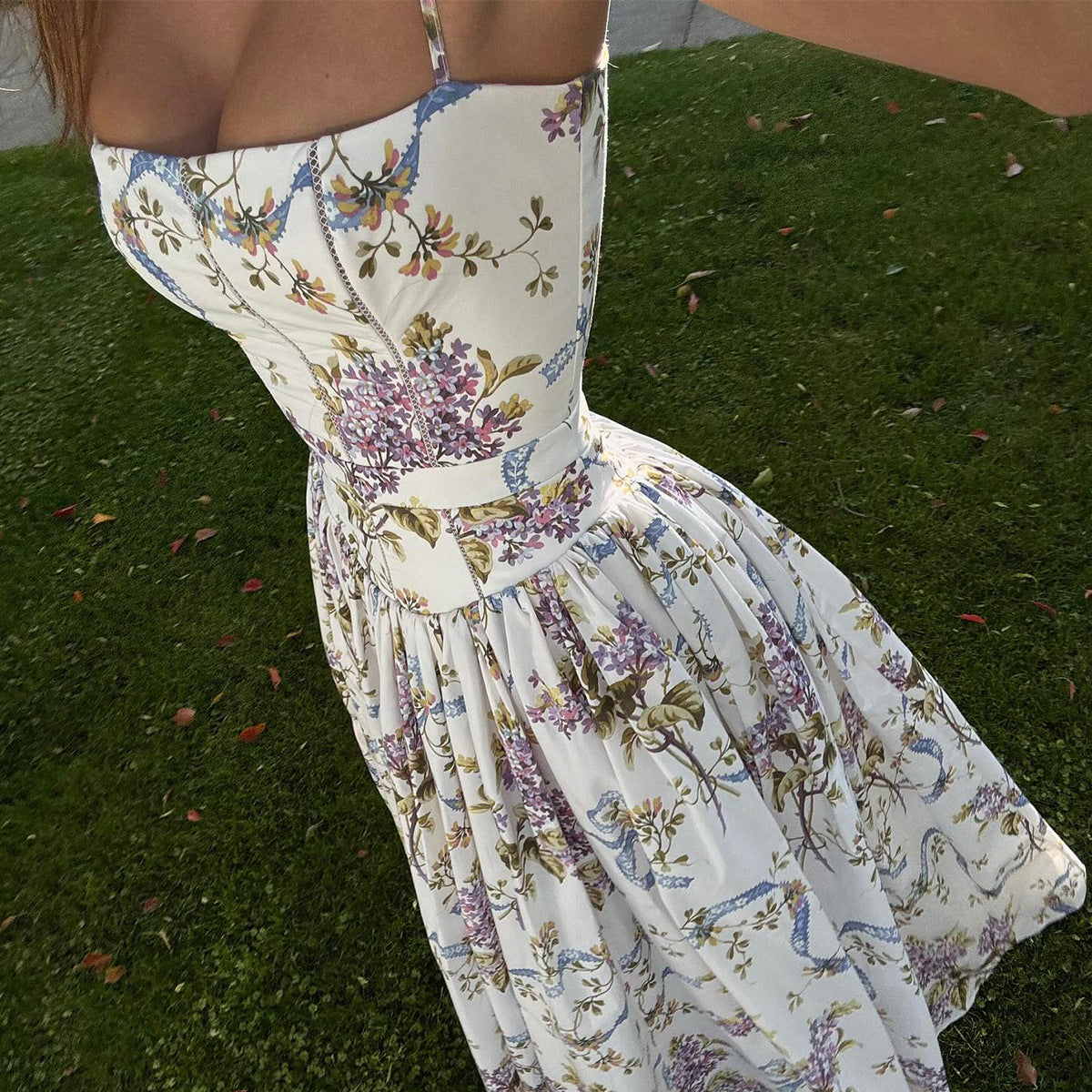 ESTID Damen Maxikleid „Flora Romance“ – Elegantes Corsagenkleid mit floralem Print Ansicht 49 – maxikleid – ESTID