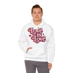 Love Is Love Hoodie – Retro Herz Pride Kapuzenpullover Ansicht 21 – Hoodie – ESTID
