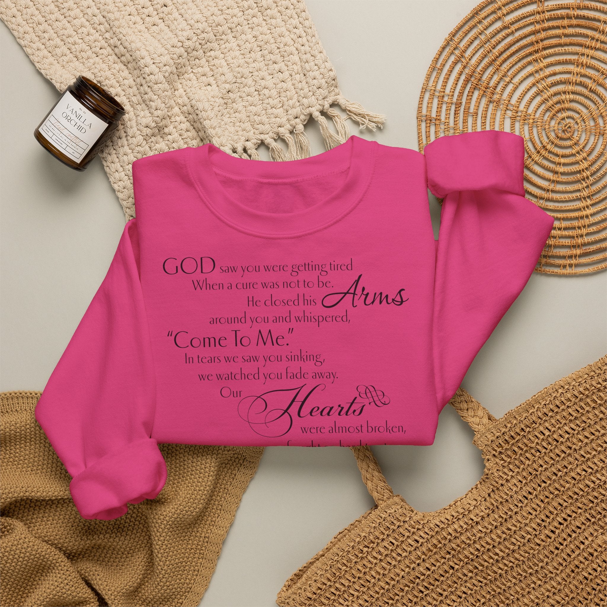 ESTID Damen Pullover | „God Saw You Were Getting Tired“ Spruch-Print Ansicht 31 – Sweatshirt – ESTID