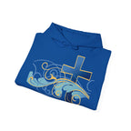 Gott liebt seine Kinder Kapuzenpullover – Cross Hoodie mit handschriftlicher Botschaft