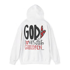 Gott liebt seine Kinder Kapuzenpullover – Cross Hoodie mit handschriftlicher Botschaft Ansicht 14 – Hoodie – ESTID