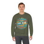 Tropical Palm Sunset Sweatshirt – Beach Vacation Crewneck